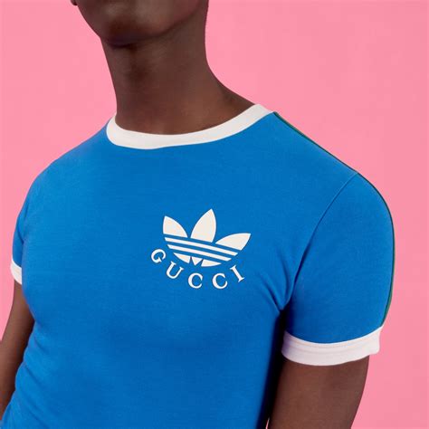 jogging adidas gucci|Gucci Adidas t shirts.